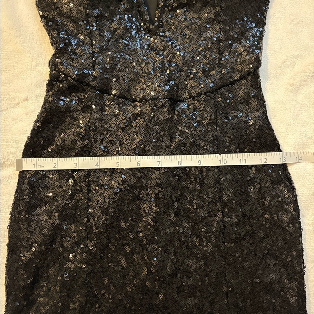 Tobi Black Strapless Sequin Mini Dress | Party | Glam | Birthday | Bachelorette - Picture 11 of 15